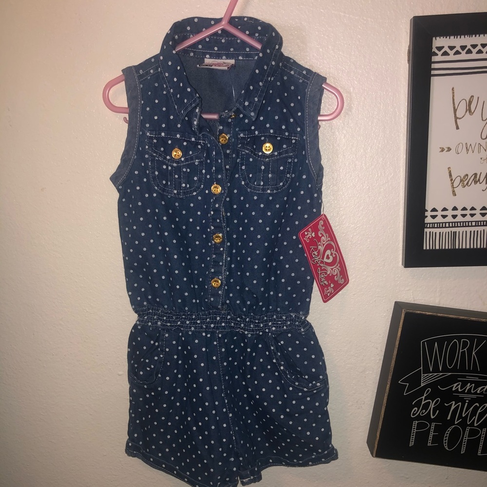 Toddler girls denim jumper size 3t